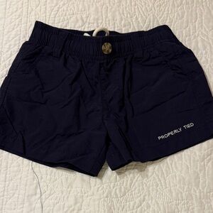 Properly Tied mallard shorts Navy Blue NWOT